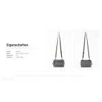 Nitecore NPP02 wasserdichte Crossbody Bag - Grau/Schwarz
