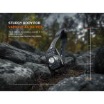 Fenix HL12R V2.0 LED-Stirnlampe 500 Lumen - Lila