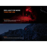 Fenix HL12R V2.0 LED-Stirnlampe 500 Lumen - Lila