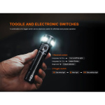 Fenix LD35R Taschenlampe mit farbigen LEDs 1800 Lumen - Schwarz