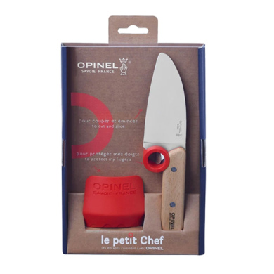 Opinel LE PETIT CHEF Kinder Küchen-Set 2 teilig - Rot