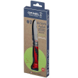 Opinel No 07 Outdoor Junior Messer mit Signalpfeife - Rot