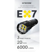 Nitecore EX7 LED-Taschenlampe 6000 Lumen - Schwarz 3