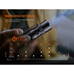 Fenix PD26R ACE LED-Taschenlampe 1300 Lumen - Schwarz