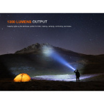 Fenix PD26R ACE LED-Taschenlampe 1300 Lumen - Schwarz