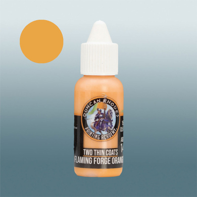 Two Thin Coats Acryl Miniaturenfarbe - Flaming Forge Orange (Brights)
