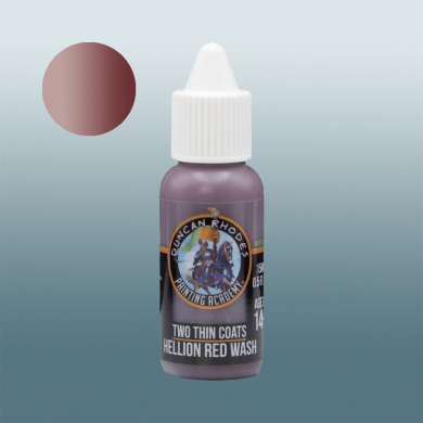 Two Thin Coats Acryl Miniaturenfarbe - Hellion Red Wash