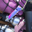 Opinel No 07 Outdoor Junior Messer mit Signalpfeife - Violett