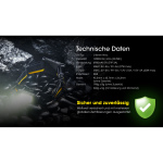 Nitecore Carbon Battery 12K Extension Akku mit Stirnband - Schwarz/Gelb