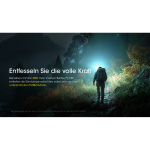 Nitecore Carbon Battery 12K Extension Akku mit Stirnband - Schwarz/Gelb