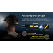Nitecore Carbon Battery 12K Extension Akku mit Stirnband - Schwarz/Gelb