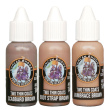 Two Thin Coats Acryl Miniaturenfarben (Wave 3) Triads Leather Brown - 3 x 15 ml