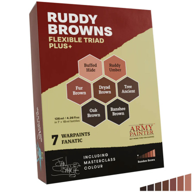 The Army Painter Warpaints Fanatic: Ruddy Browns Triad PLUS+