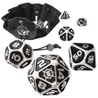 Enhance Tabletop Metal Dice Collectors Edition - Black (+)