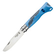 Opinel No 07 Outdoor Junior Messer mit Signalpfeife - Blau