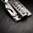 Böker Plus Credit Card Knife Taschenmesser - Titangrau 