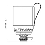 Primus Lite Stove System II 0,5L Gaskocher - Schwarz
