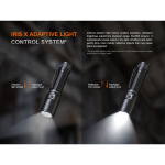 Fenix TK15R IRIS X LED Taschenlampe mit USB Anschluss 3200 Lumen - Schwarz