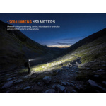 Fenix HM53R LED-Stirnlampe 1200 Lumen - Schwarz