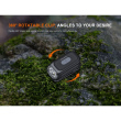 Fenix E04R LED-Cliplampe mit Rotlicht 300 Lumen - Schwarz