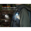 Fenix E04R LED-Cliplampe mit Rotlicht 300 Lumen - Schwarz