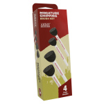 The Army Painter Miniature Chipping Brush Set - 4...