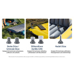 Nitecore AP01 elektronische Miniluftpumpe - Schwarz