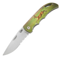 Herbertz CJH Taschenmesser Jagd mit Waldtier-Motiv 3
