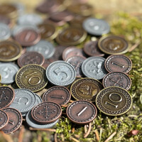 Karma Games Metal Coins for Clans of Caledonia - Spielgeld 3