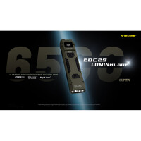 Nitecore EDC29 LUMINBLADE LED Taschenlampe 6500 Lumen - Oliv