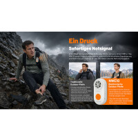 Nitecore NWE10 Elektronisches Notsignalgerät - Orange 6